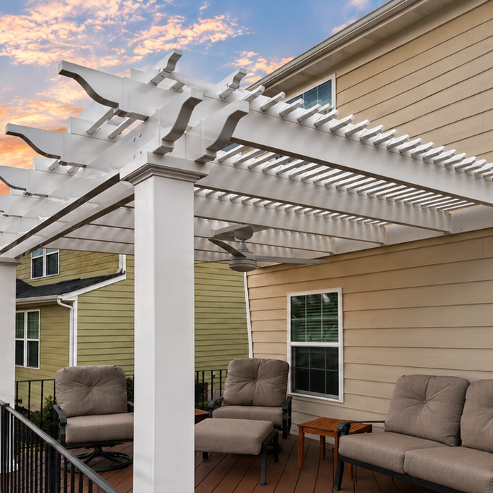 Can a Pergola Attach to Brick, Stucco or Siding?