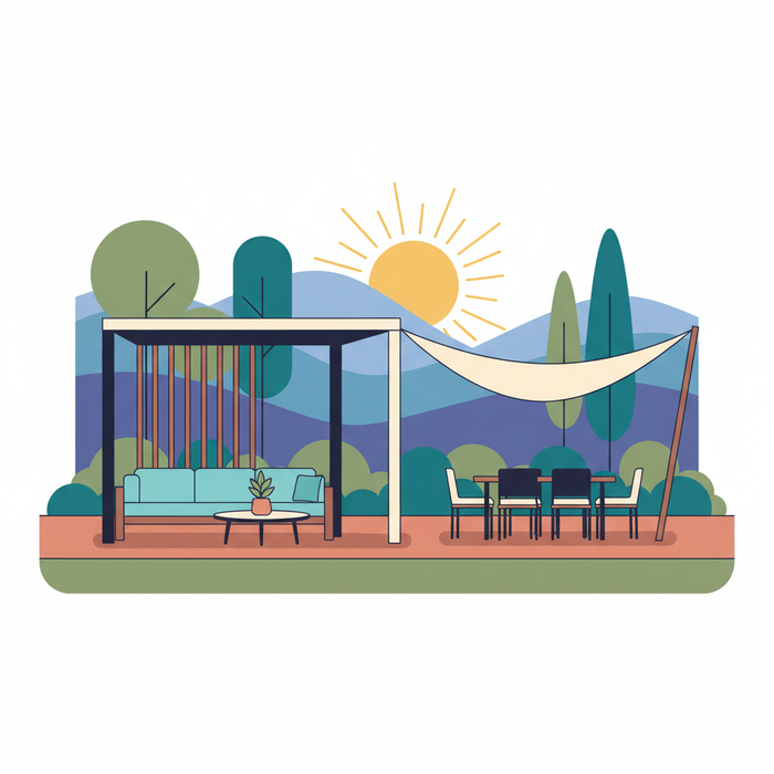 Illustration for Discover Your Perfect DIY Pergola or Patio Cover Kit: Enhance Outdoor Living Easily