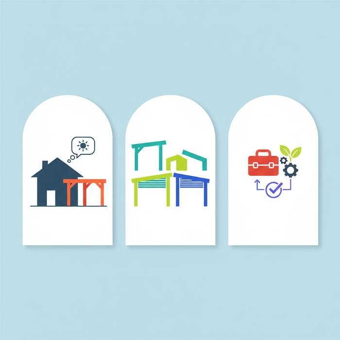 Illustration for Finding the Perfect Pergola: Durable, Maintenance-Free DIY Kits for Your Home