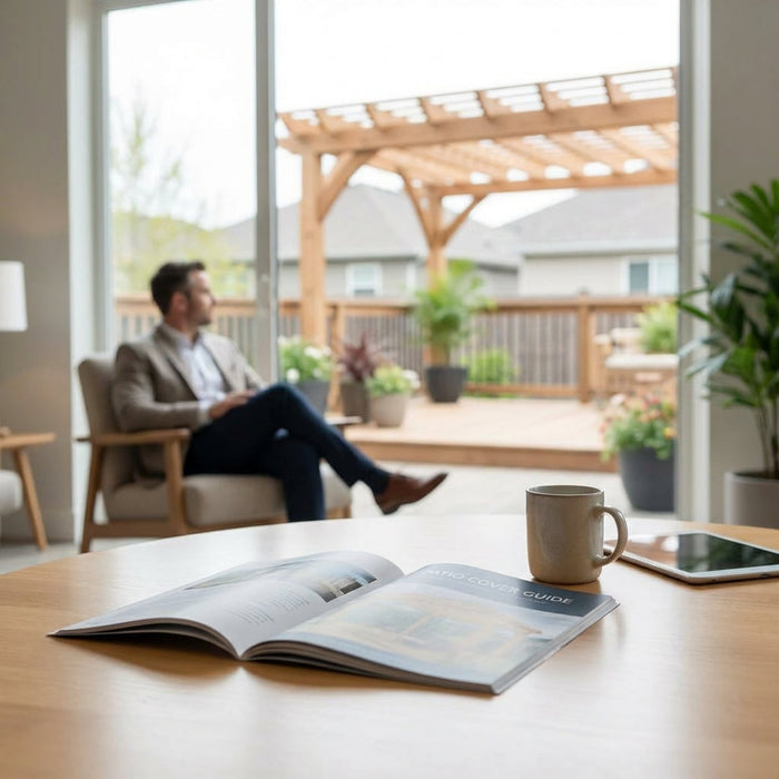 Illustration for Comprehensive Buyer's Guide to Choosing Easy-to-Assemble Patio Cover Kits for Residential Decks