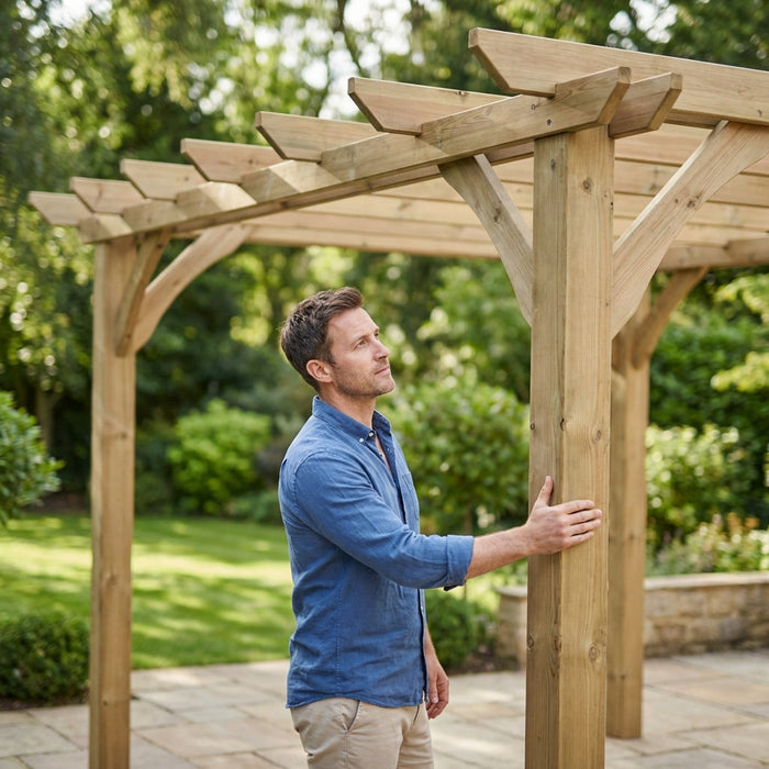 Illustration for Best American-Made Pergola Kits for DIY Homeowners Prioritizing Quality and Local Support
