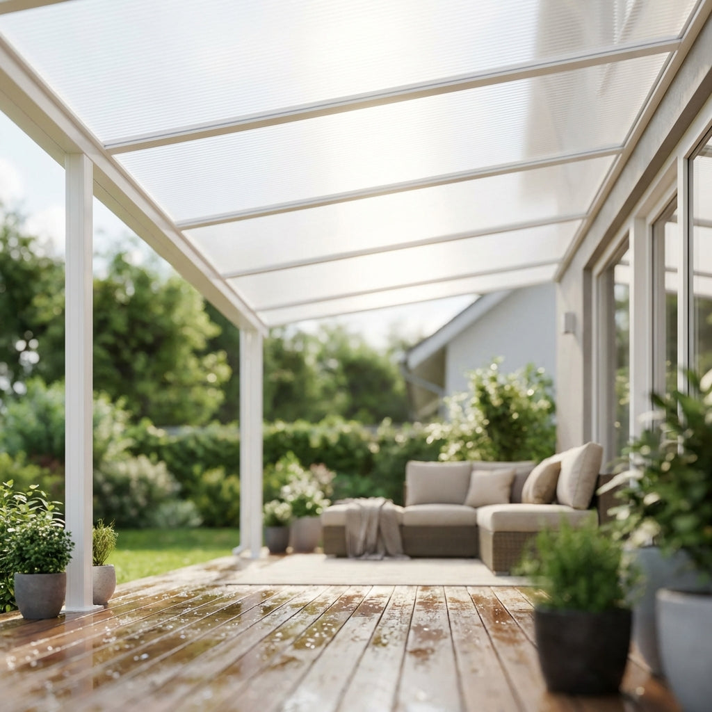 Illustration for The Ultimate Guide to Rainproof DIY Patio Cover Kits with Natural Light