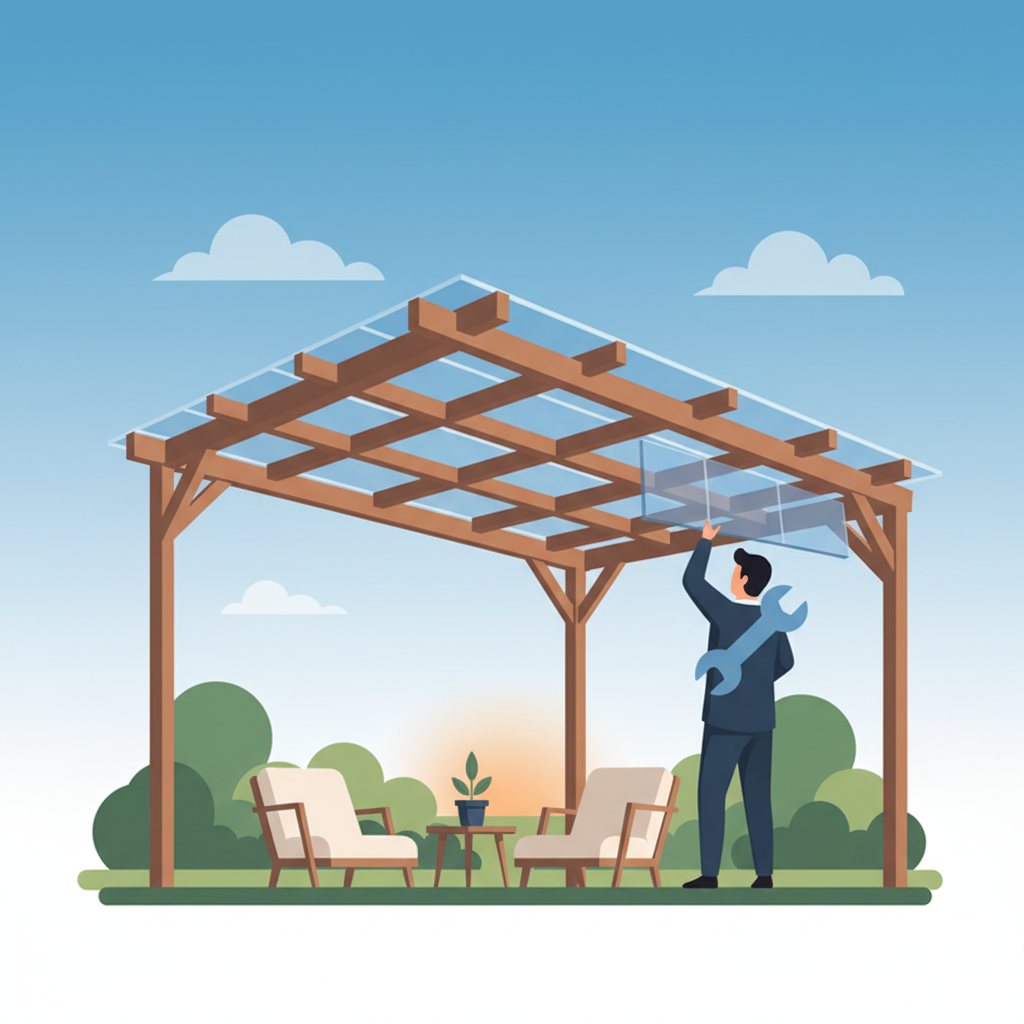 Illustration for Heavy-Duty Weather-Resistant DIY Patio Covers: Durable Outdoor Living Solutions