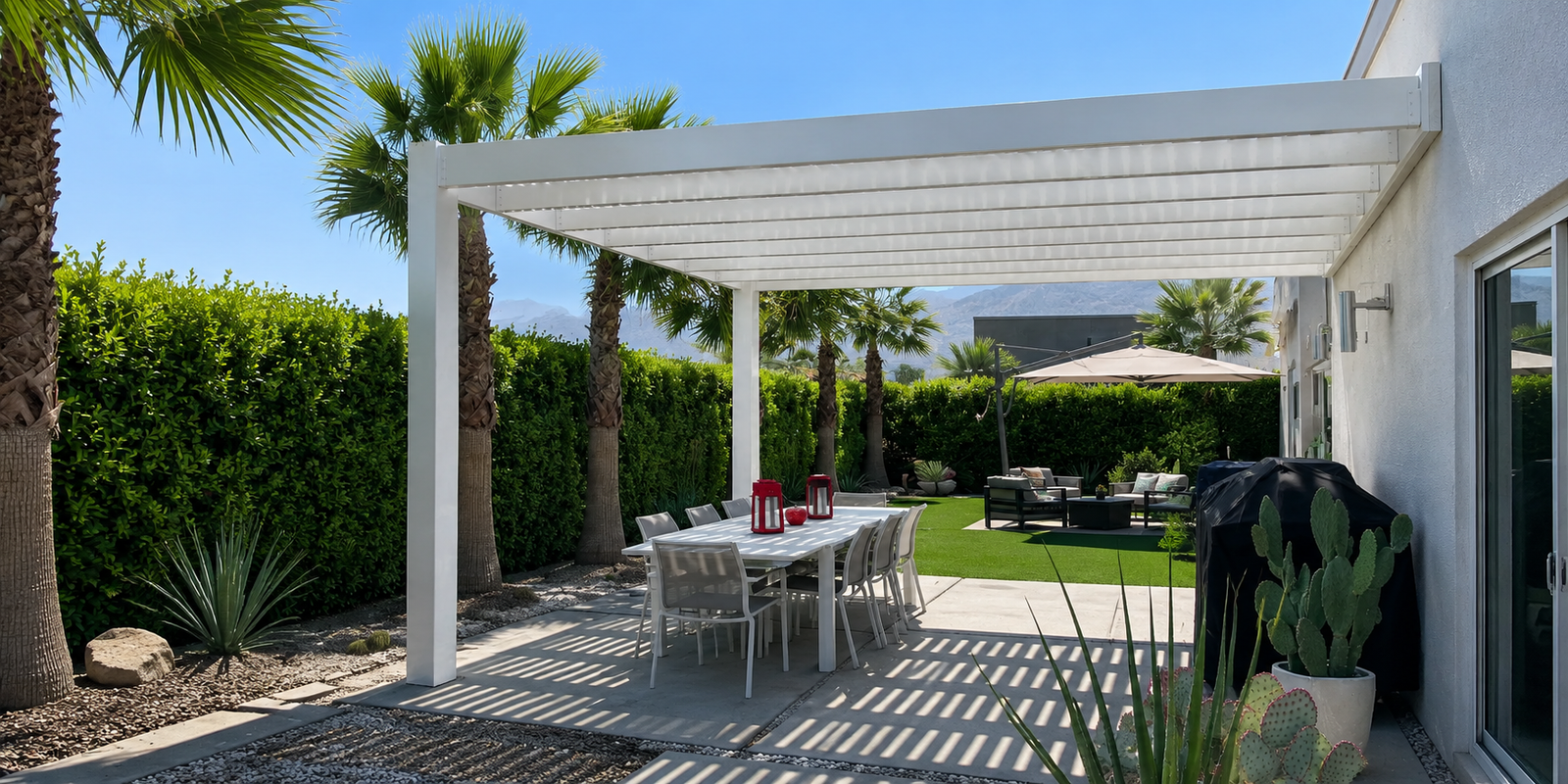 Wall-Mounted Pergola Ideas: When a Pergola Attached to the House Makes Sense