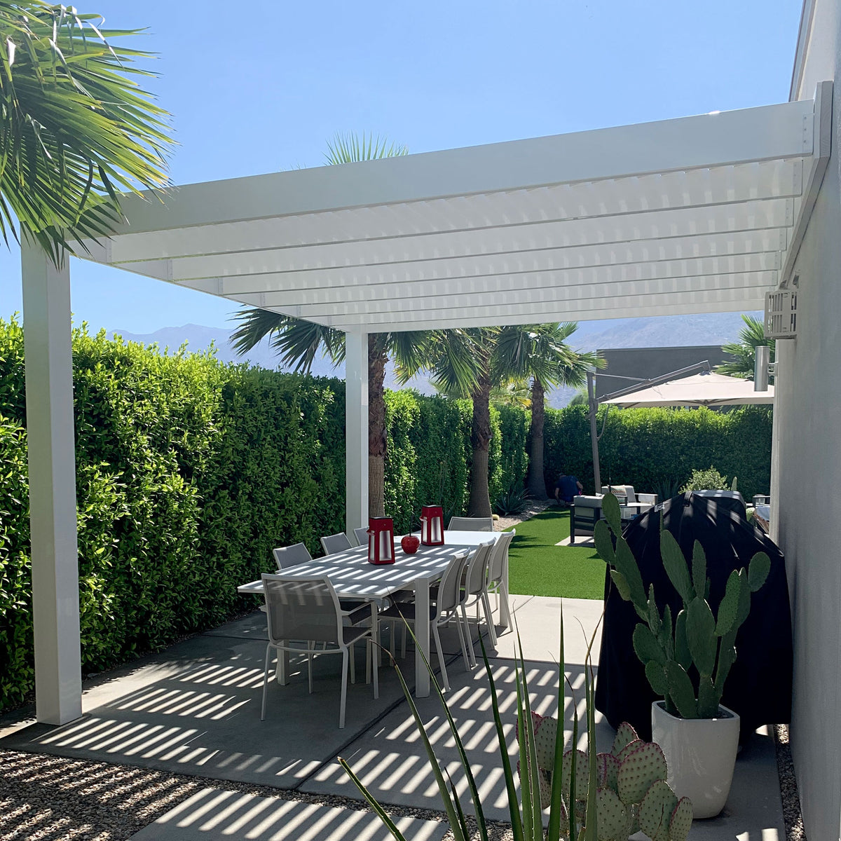 Modern Attached Pergolas