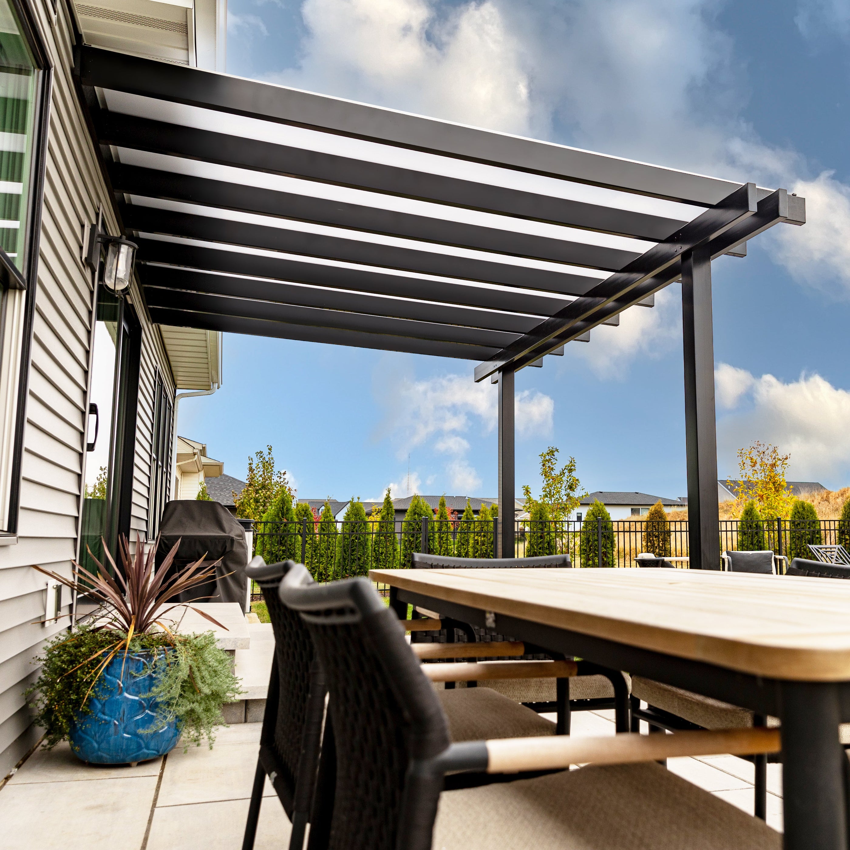 Wall-Mounted Patio Cover - Now 20% Off
