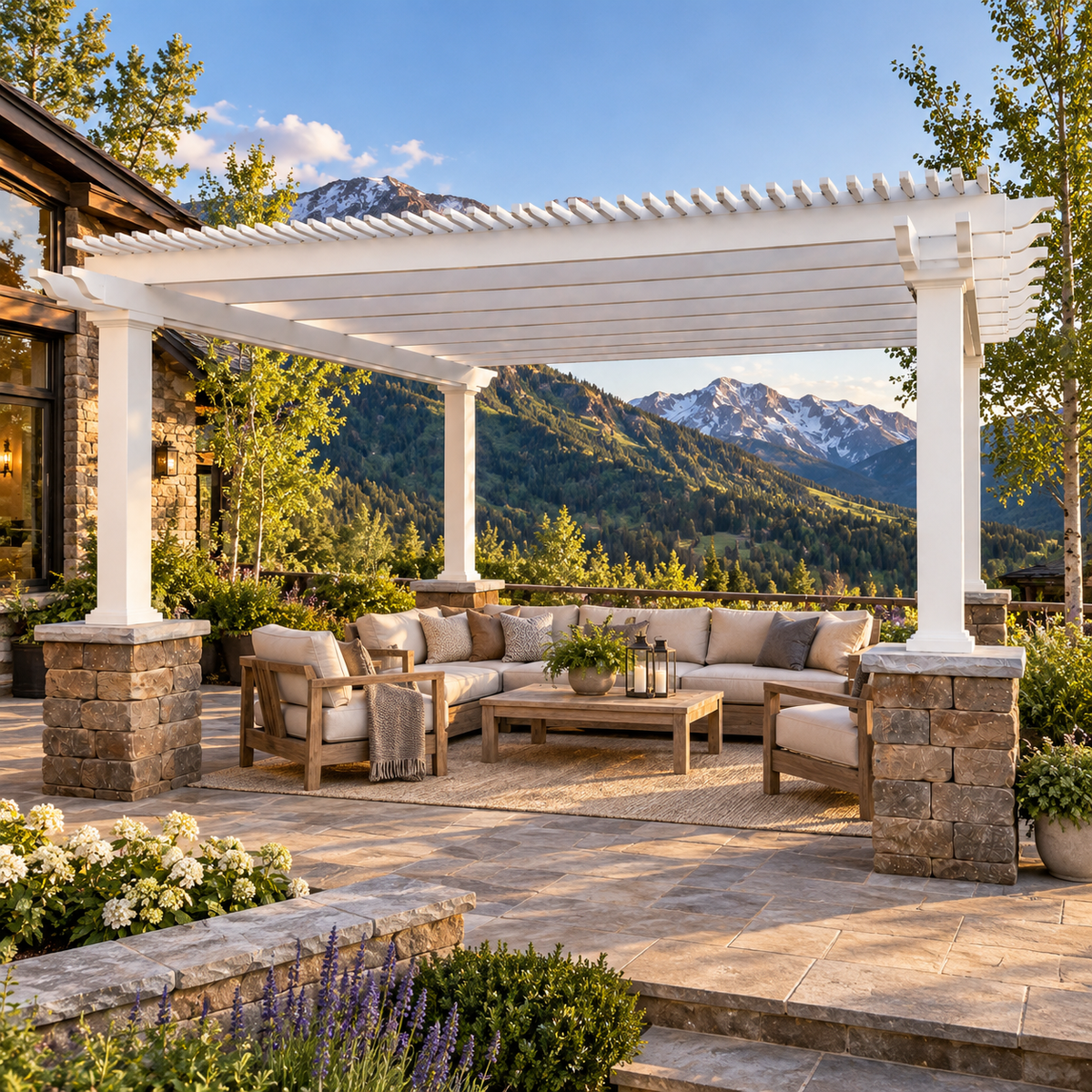 Pergolas for <em>Aspen</em> Mountain Homes