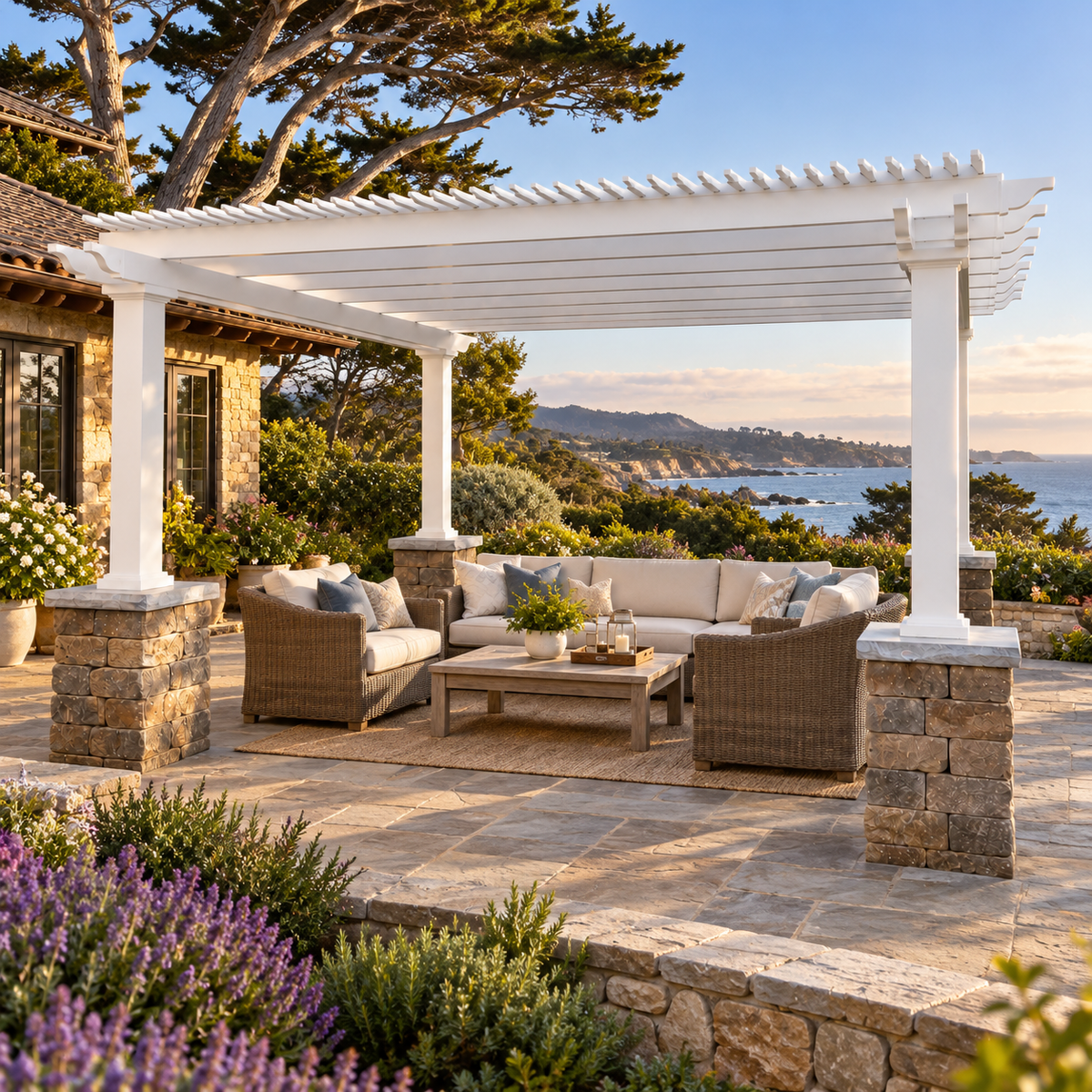 Pergolas & Patio Covers for Carmel's Coastal Homes