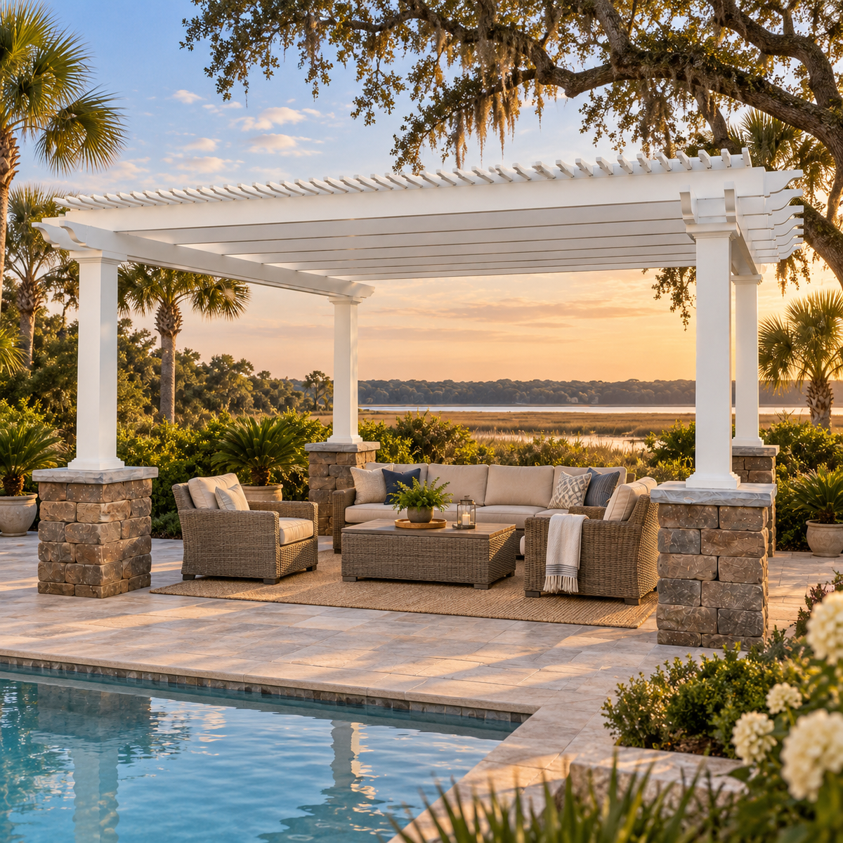 Pergolas for <em>Kiawah Island</em> Coastal Homes