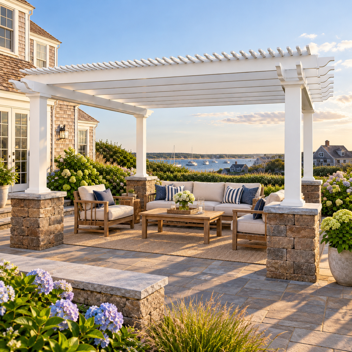 Pergolas for <em>Nantucket</em> Coastal Homes