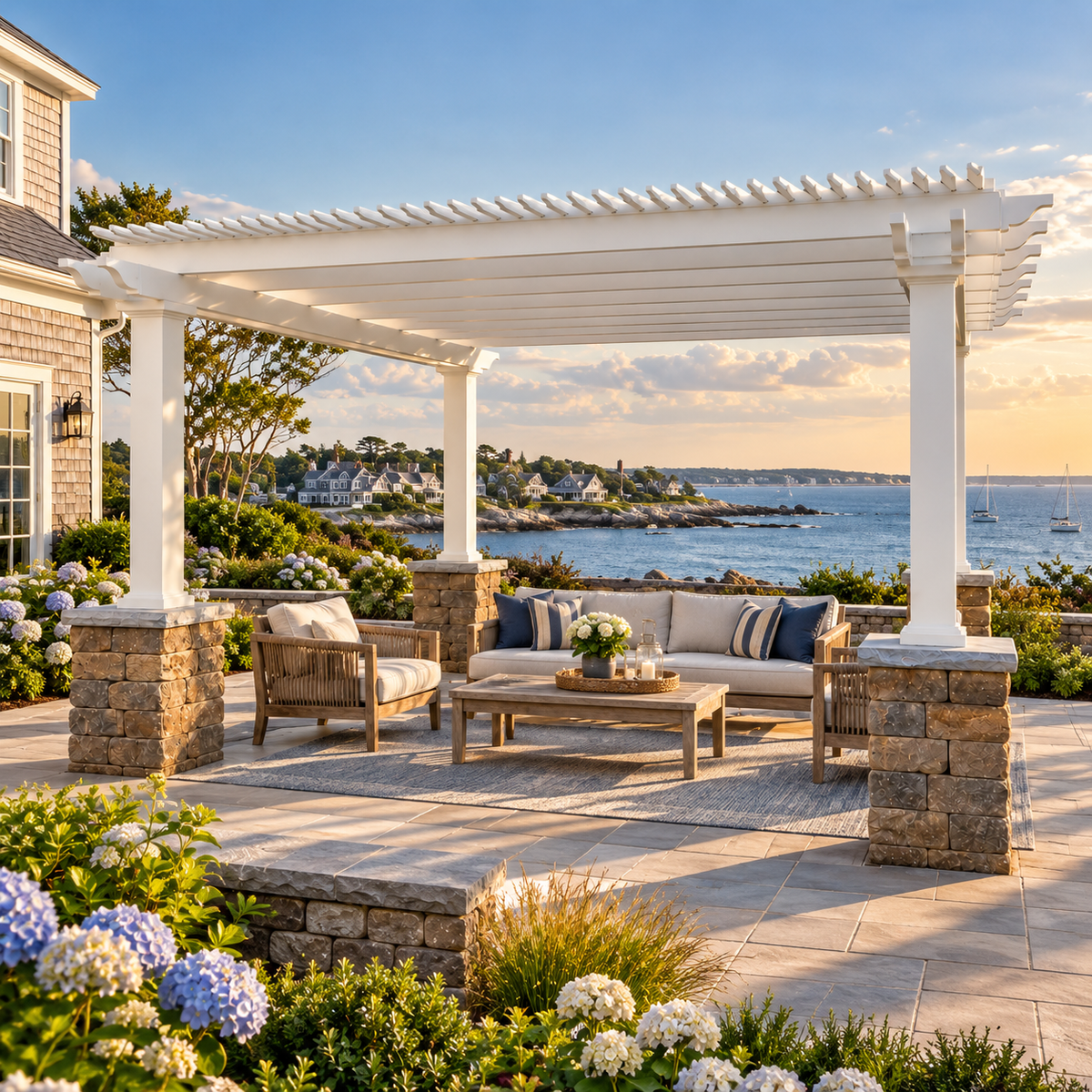 Pergolas for <em>New England Coastal Homes</em>