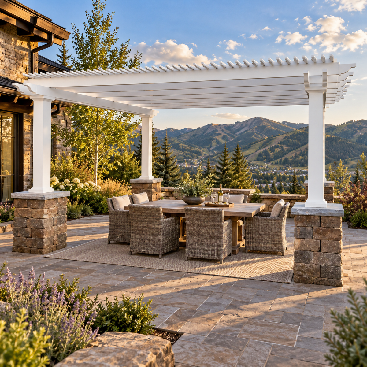 Pergolas for <em>Park City</em> Mountain Homes