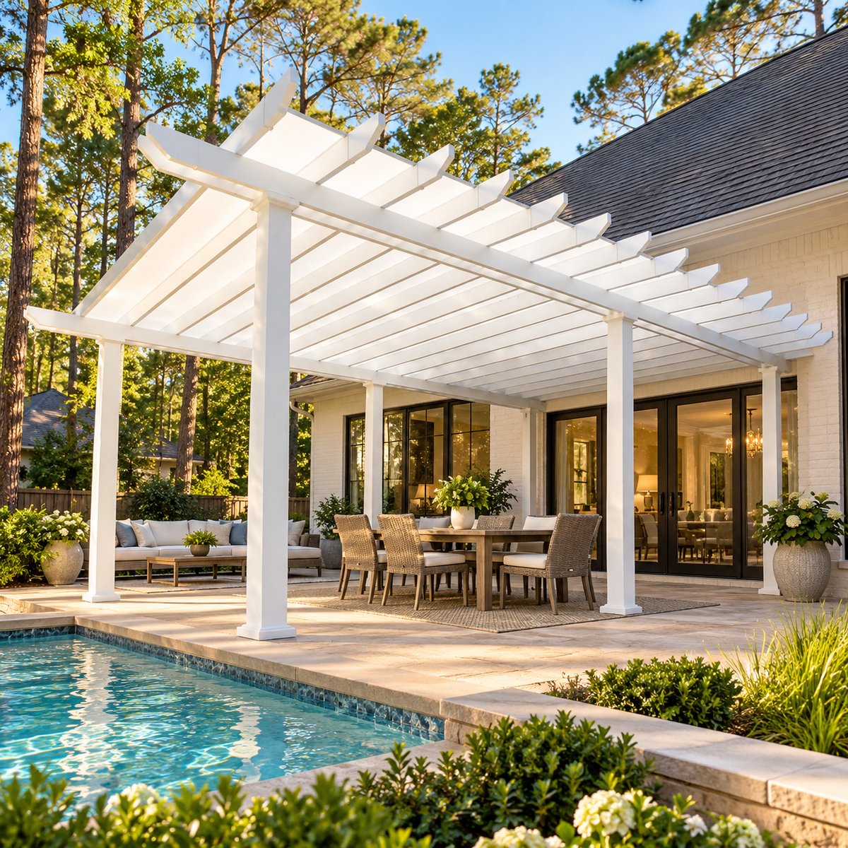 Pergolas for <em>The Woodlands</em> Homes
